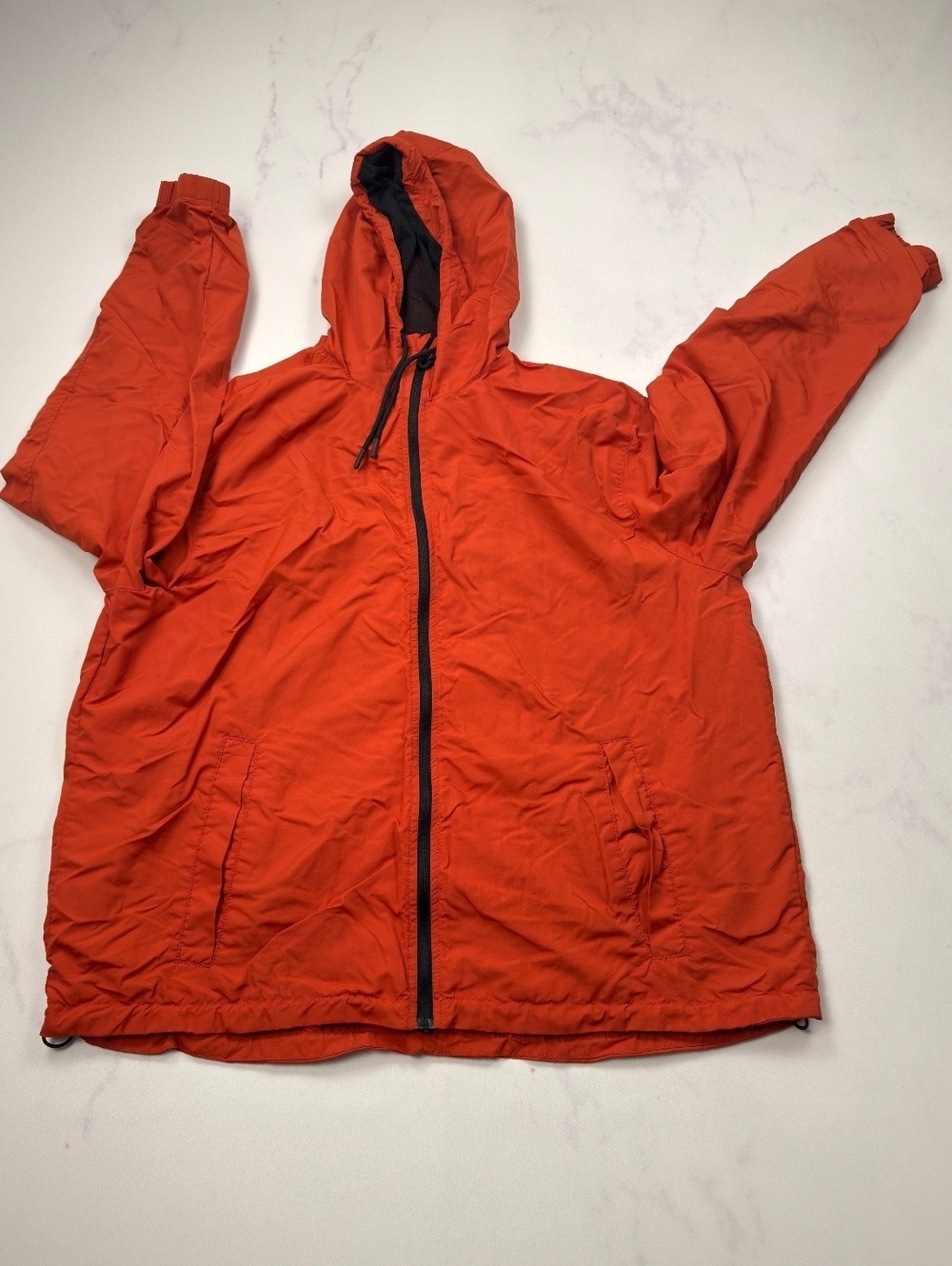 H&M Jacket Orange Water Repellent Windproof - Mens XL